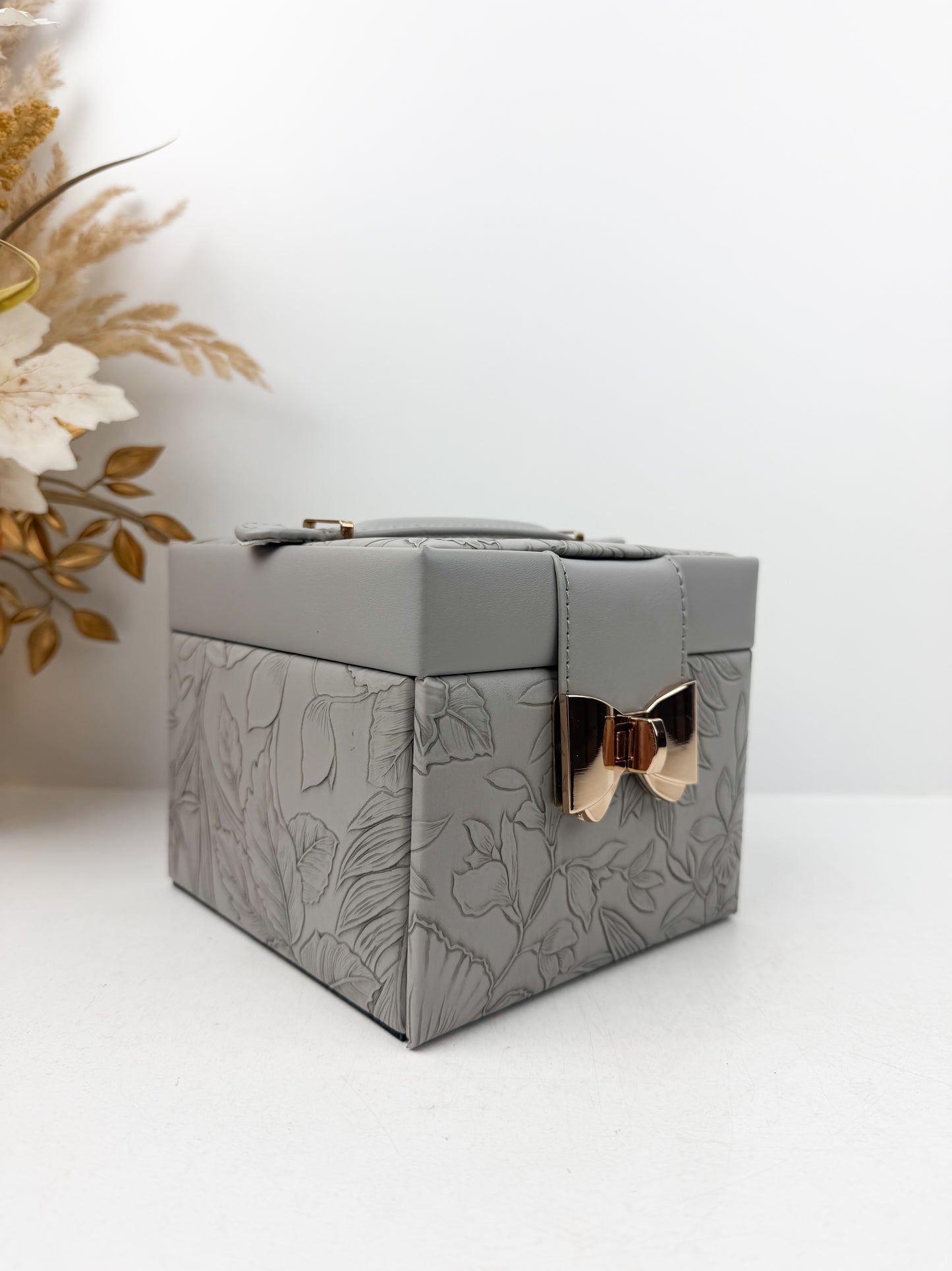Boîte à Bijoux grise
