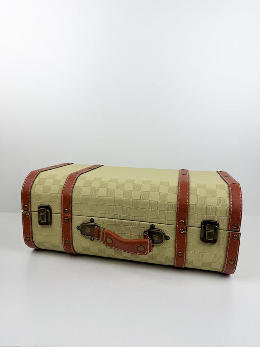 Valise en cuir véritable élégance
