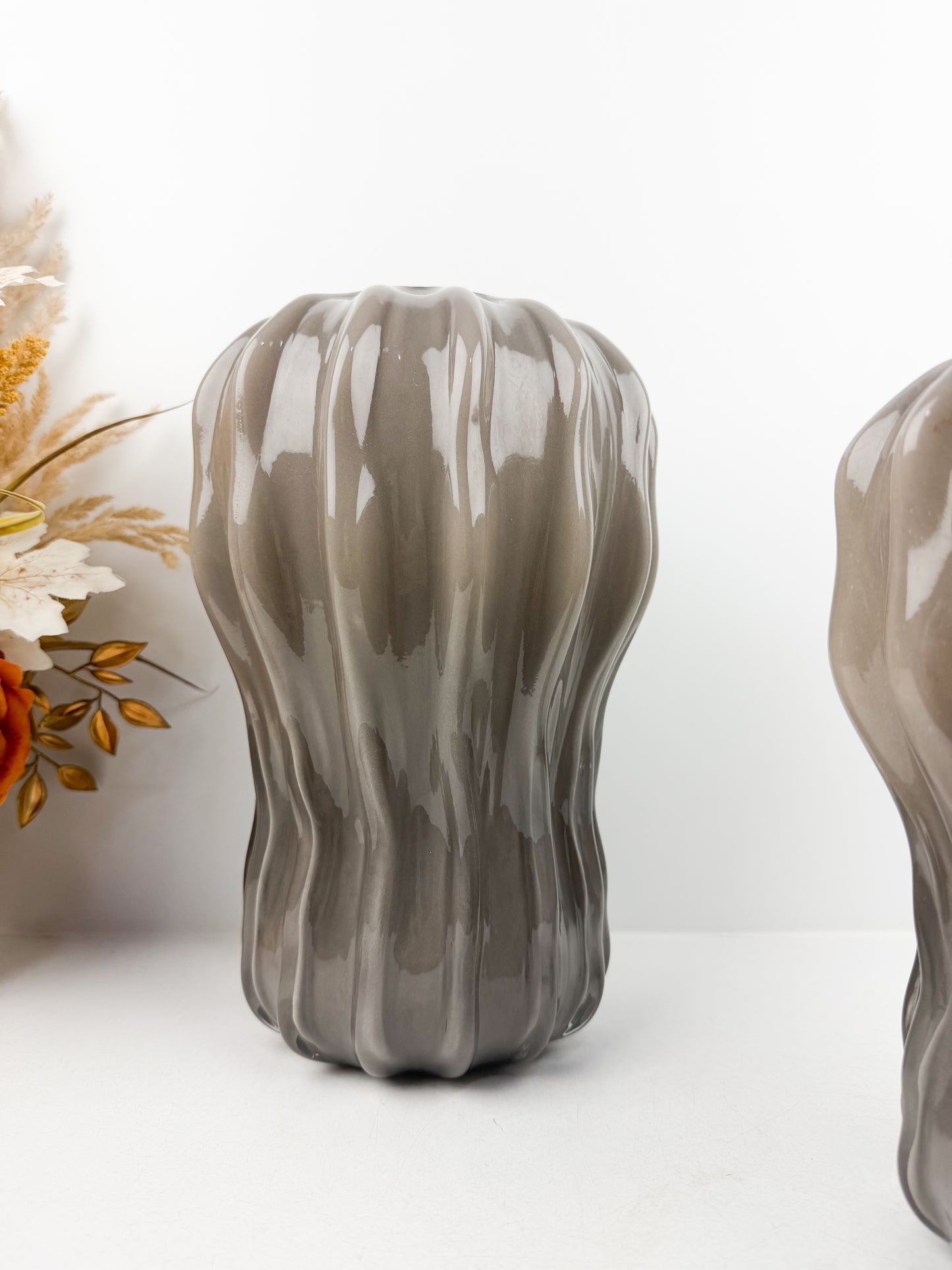 Duo de grands vases aux formes de cactus très chic