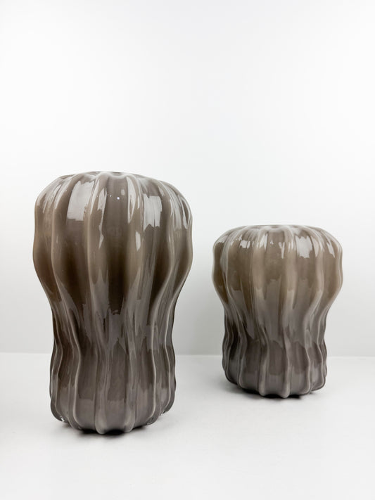 Duo de grands vases aux formes de cactus très chic