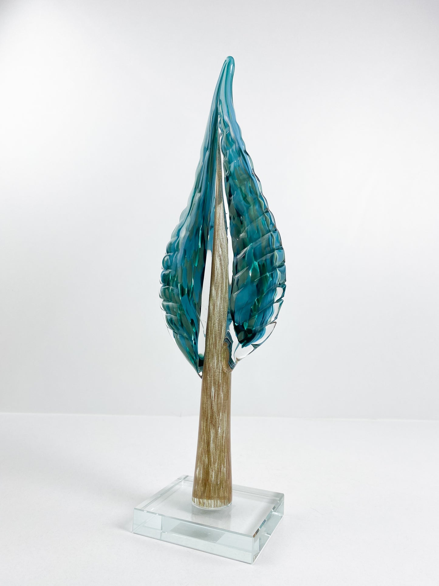 Ornements d'arbre , plante simulée, sculpture de feuilles, figurine décorative