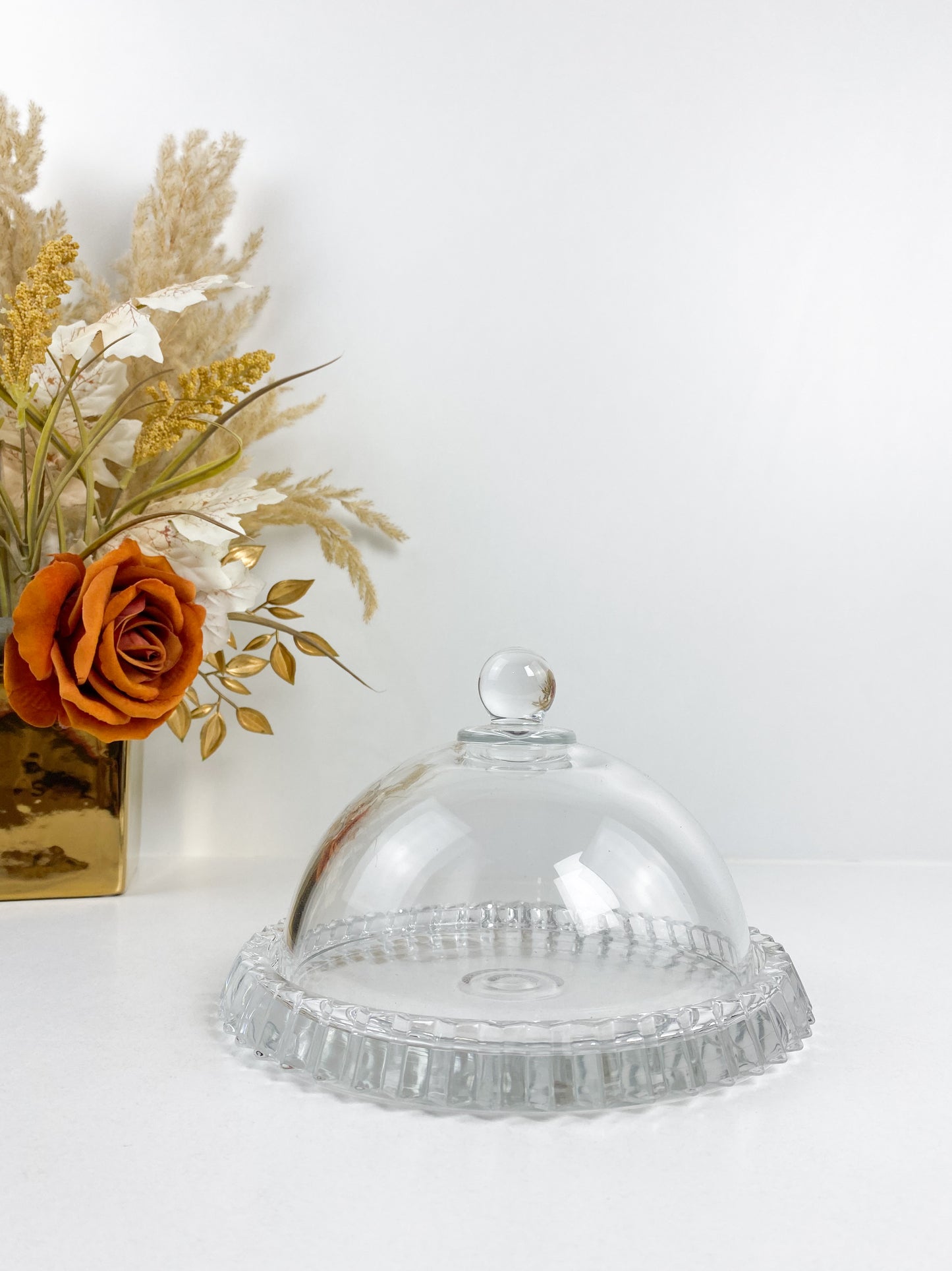 Cloche Présentoir à Gâteau, Support à Gâteau, Plat à Gâteaux