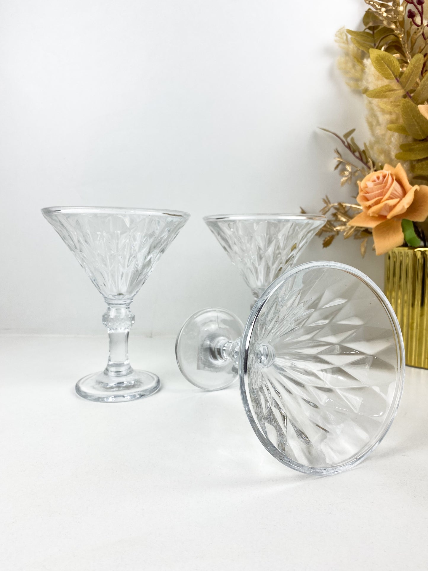 Verresــ Lot de 6 verres transparent élégant et fonctionnalité pour tous les occasions