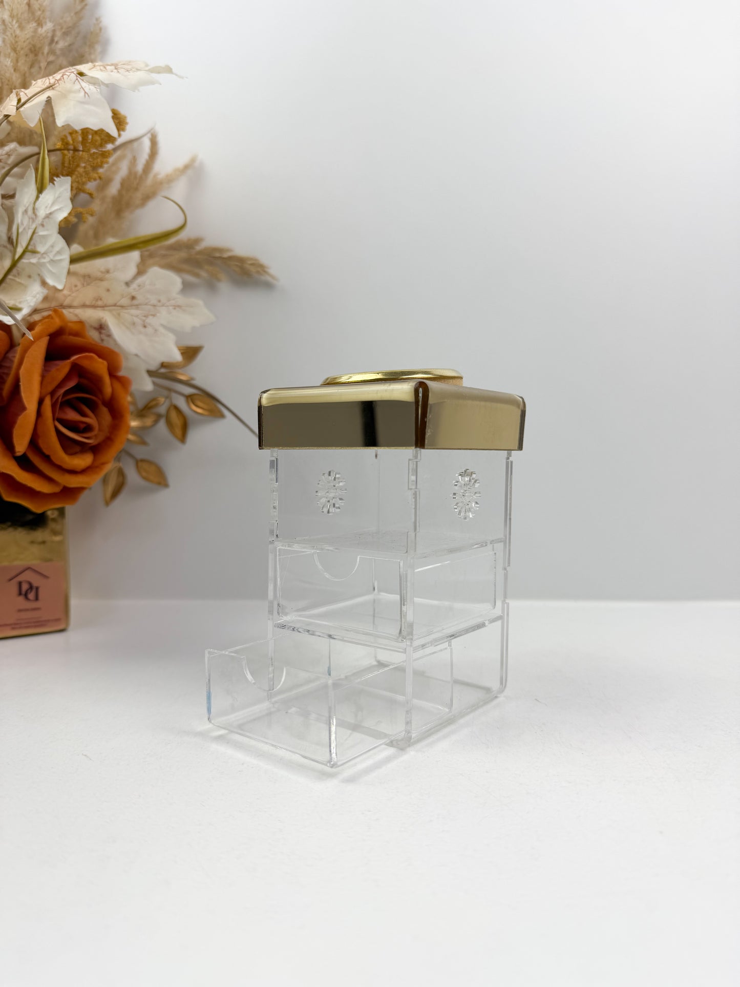 Encensoirs transparent avec trois compartiments