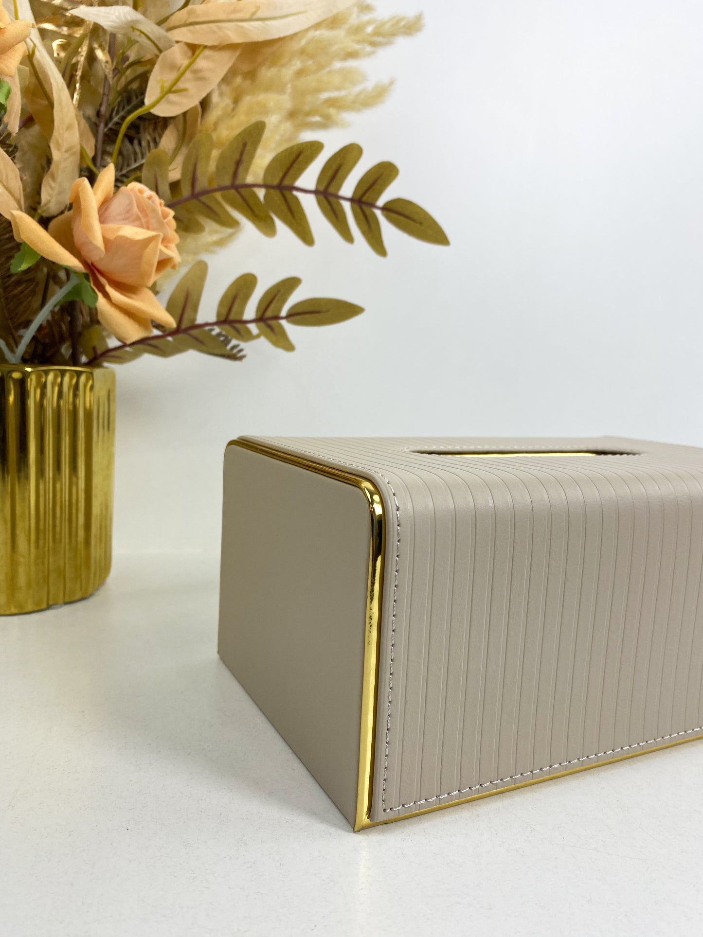 Boîtes à Mouchoirs Porte-Serviettes -Beige
