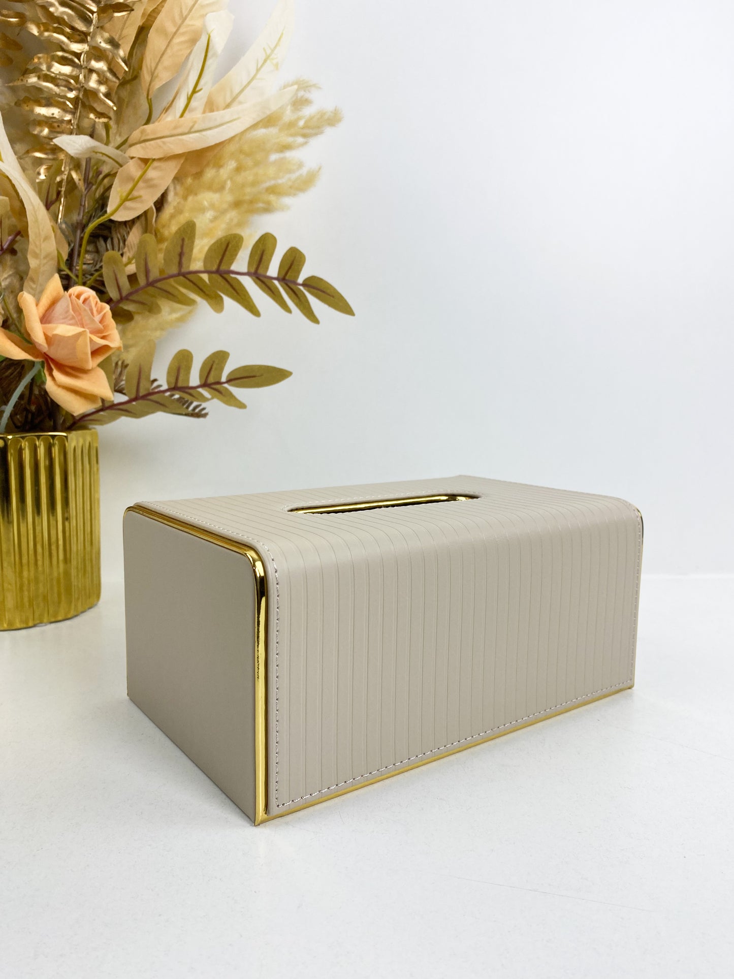 Boîtes à Mouchoirs Porte-Serviettes -Beige