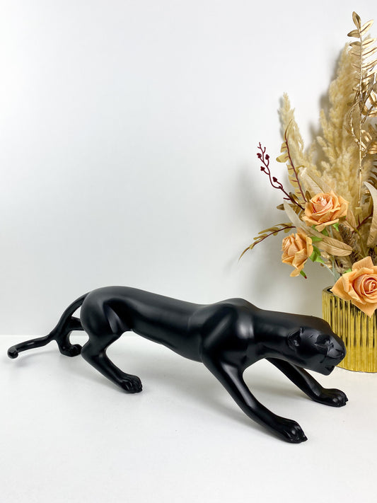 Décor -Sculpture abstraite de panthère noire