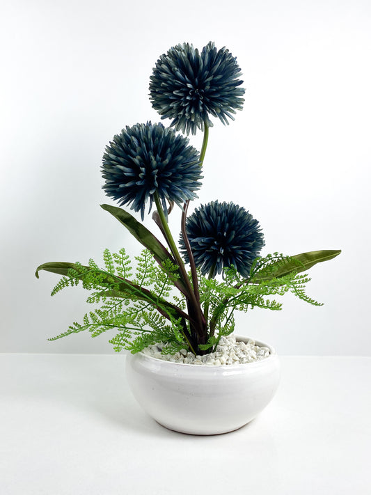 Vase artificiel avec pot en céramique Haute gamme.