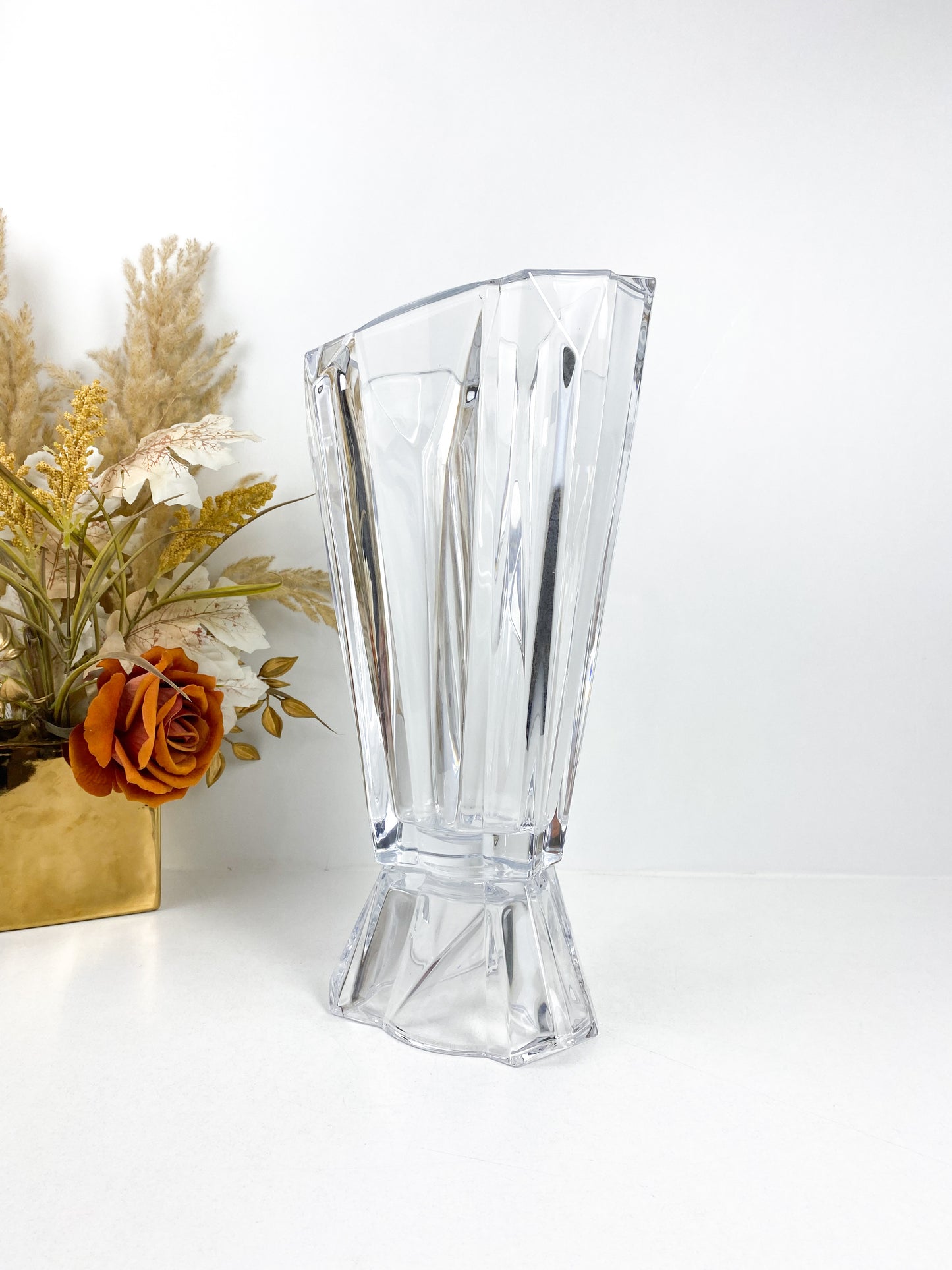 Grand Vase transparent moderne