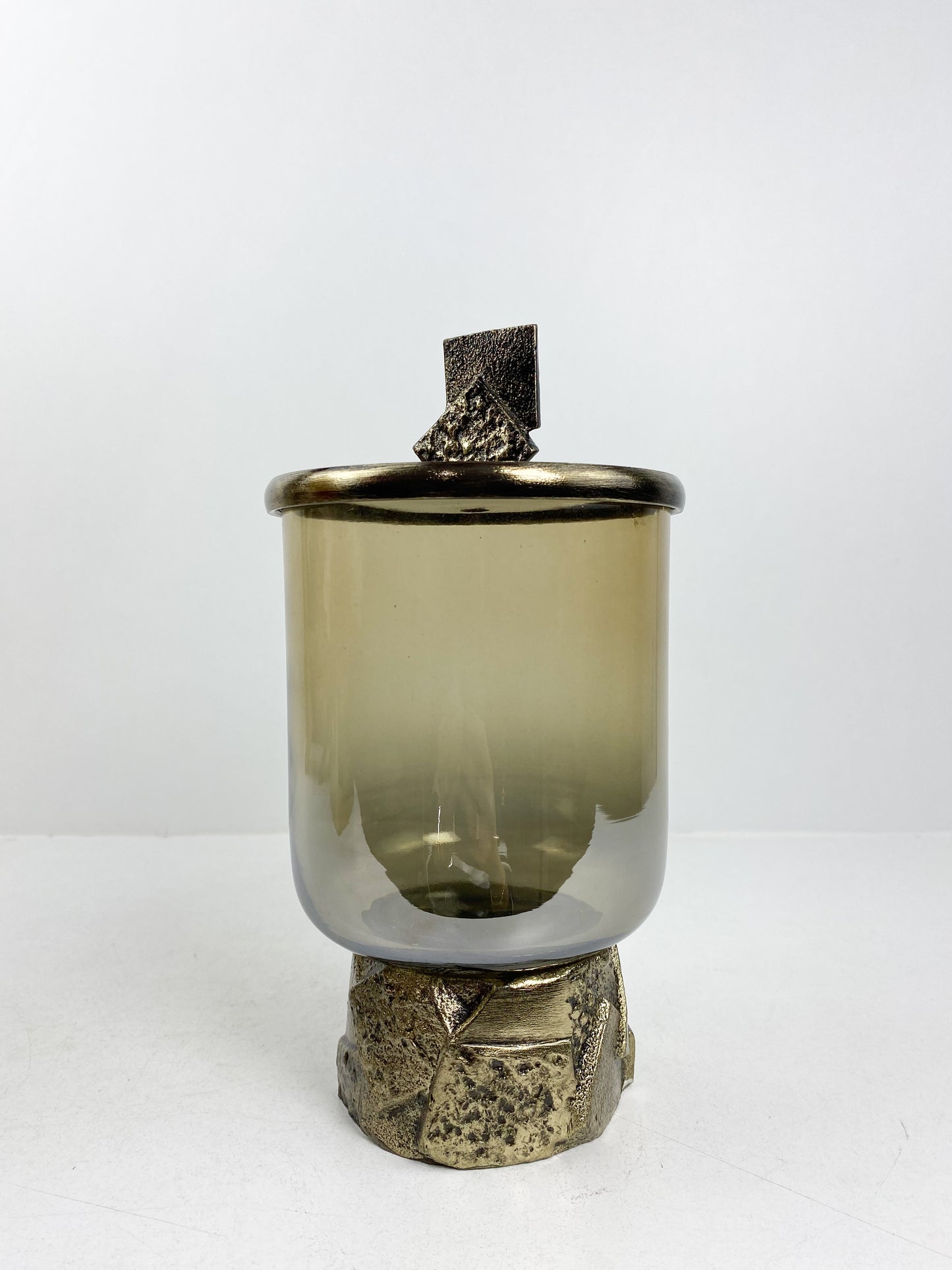 Bonbonnière décorative avec une finition bronze en cuivre - Décoration maison