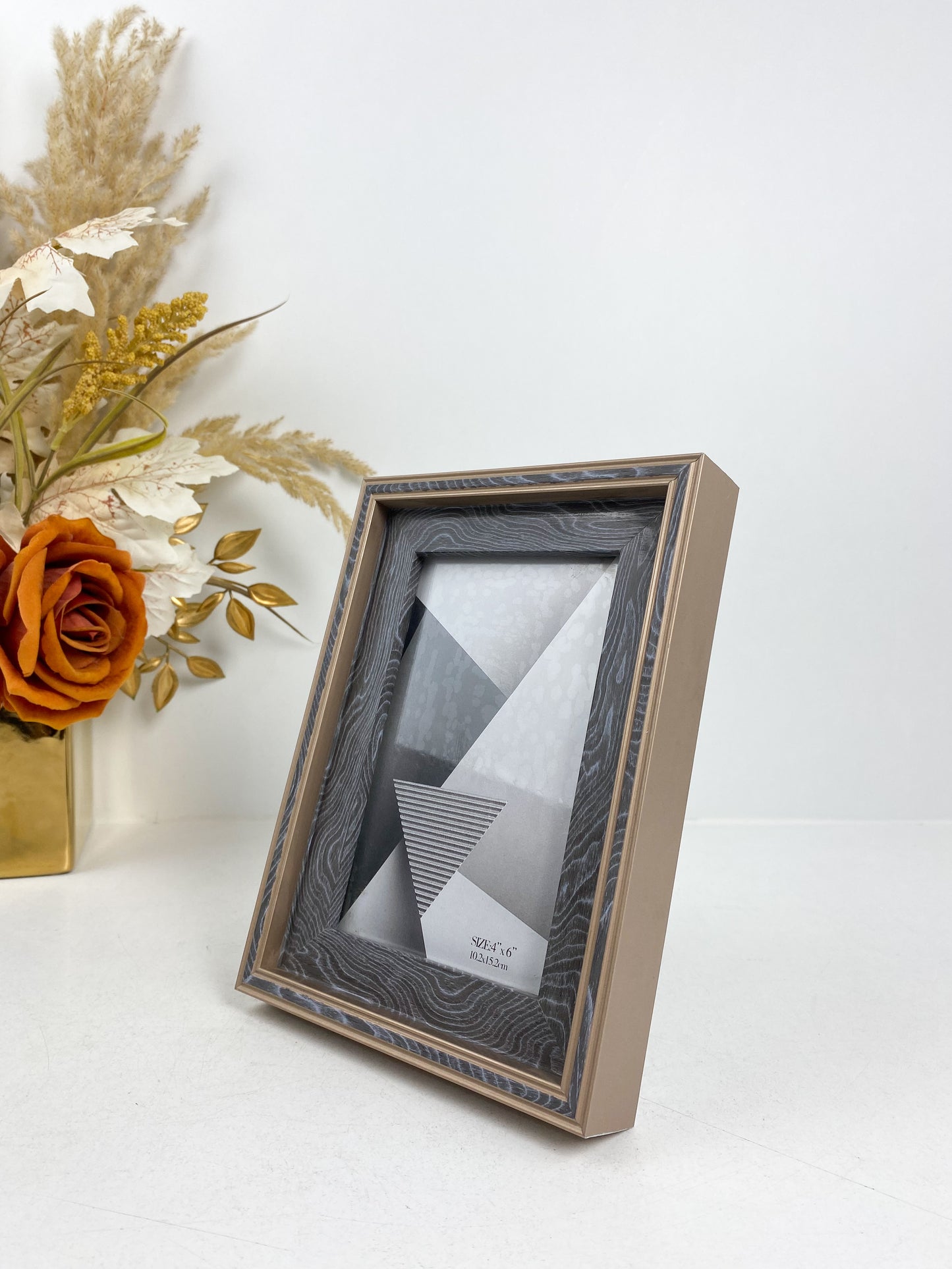 Cadre photo vintage tendance, cadre photo glamour en bois