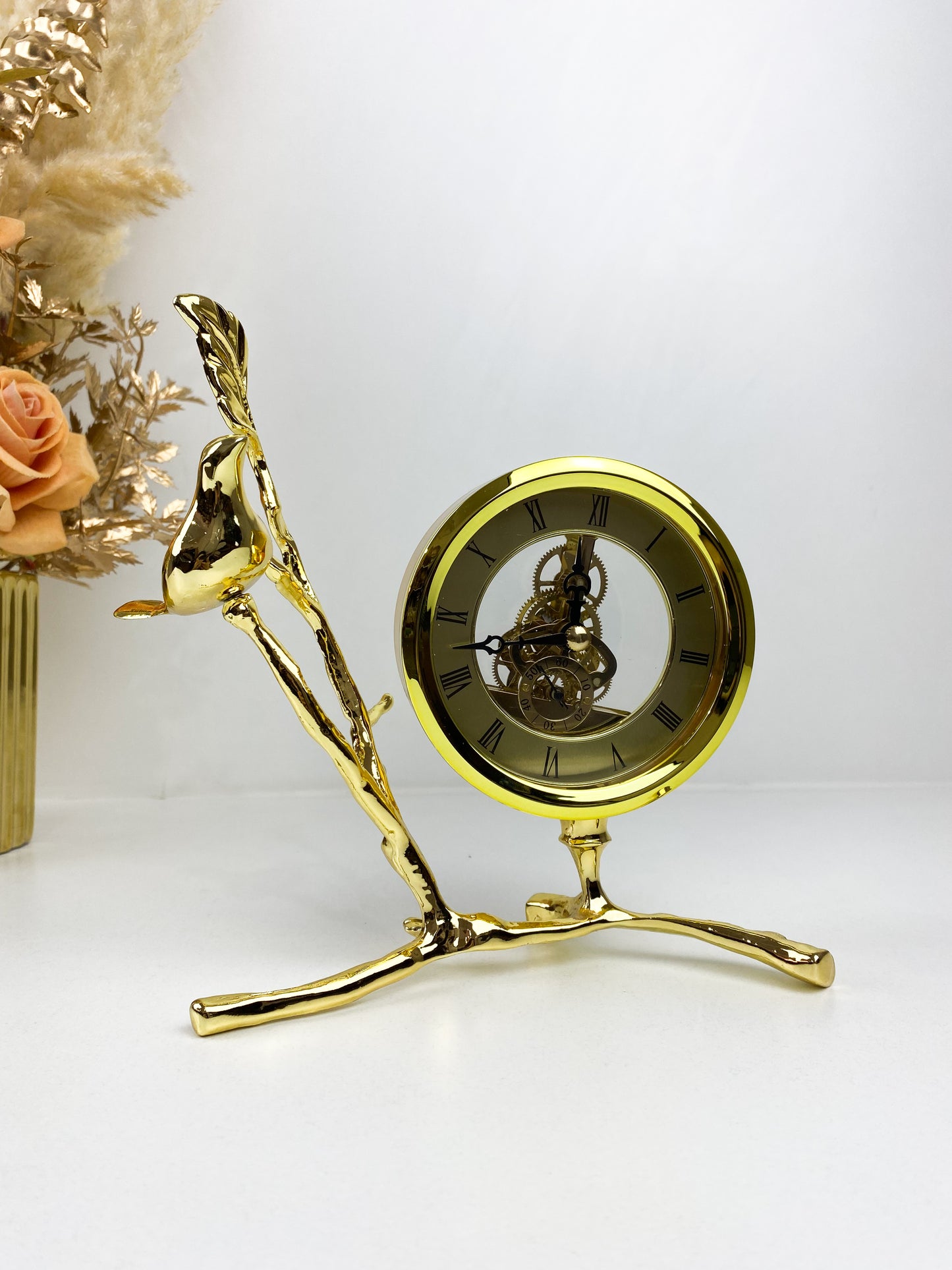 Décor - Horloge en forme d'oiseau de Luxe