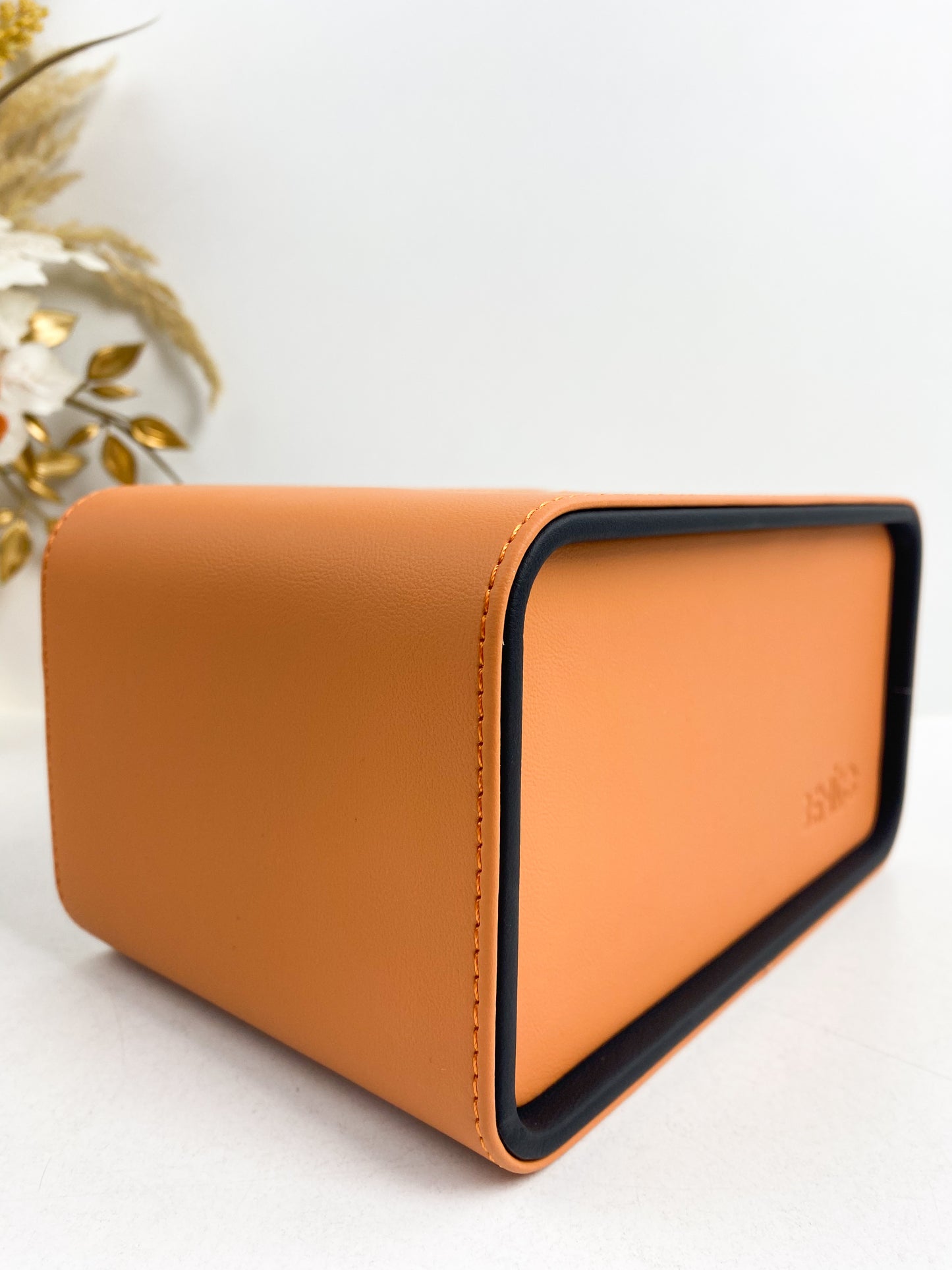 Boîte à mouchoirs maison salon sensation haut de gamme-orange