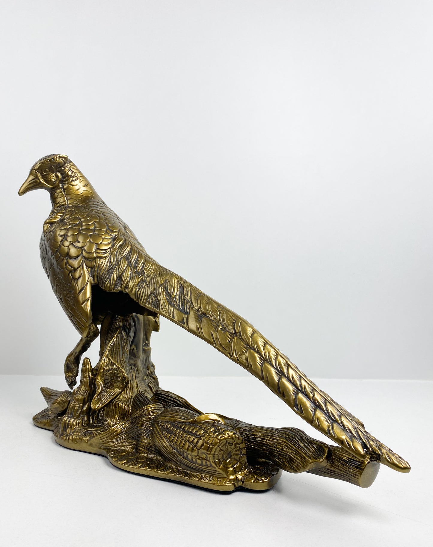 Grand Sculpture D'aigle Volant En Laiton bronze massif -décoration pour La Maison, Le Bureau