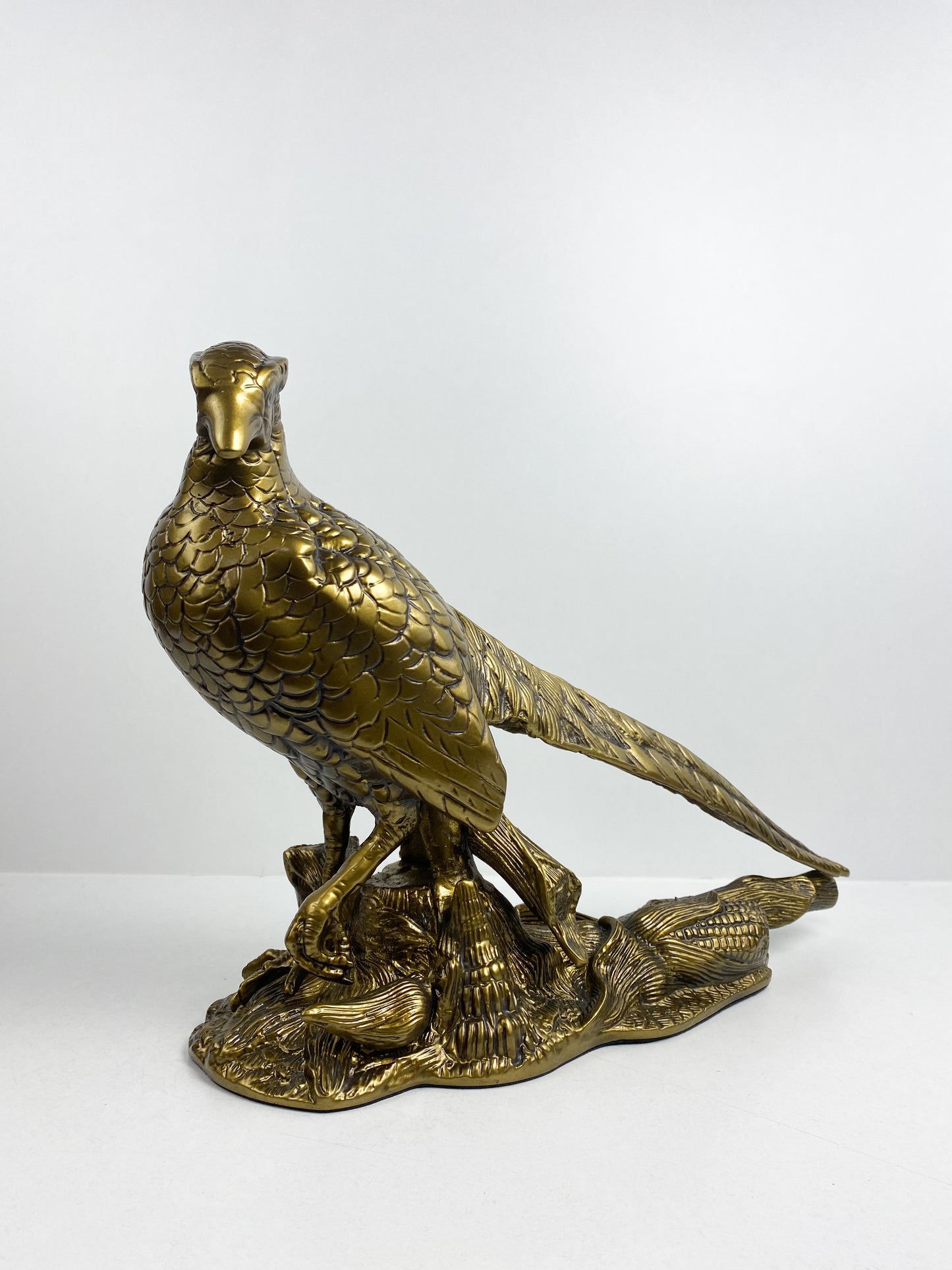 Grand Sculpture D'aigle Volant En Laiton bronze massif -décoration pour La Maison, Le Bureau