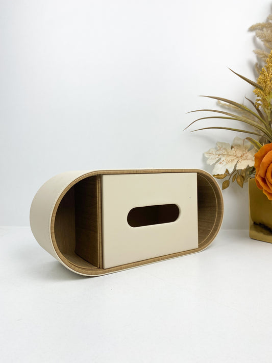 Boîte à mouchoirs en cuir, boîte de rangement multifonctionnelle pour télécommande- Pour Bureau