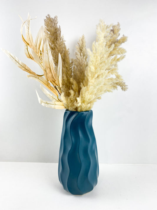 Vase –Vase vert Irrégulier en Céramique