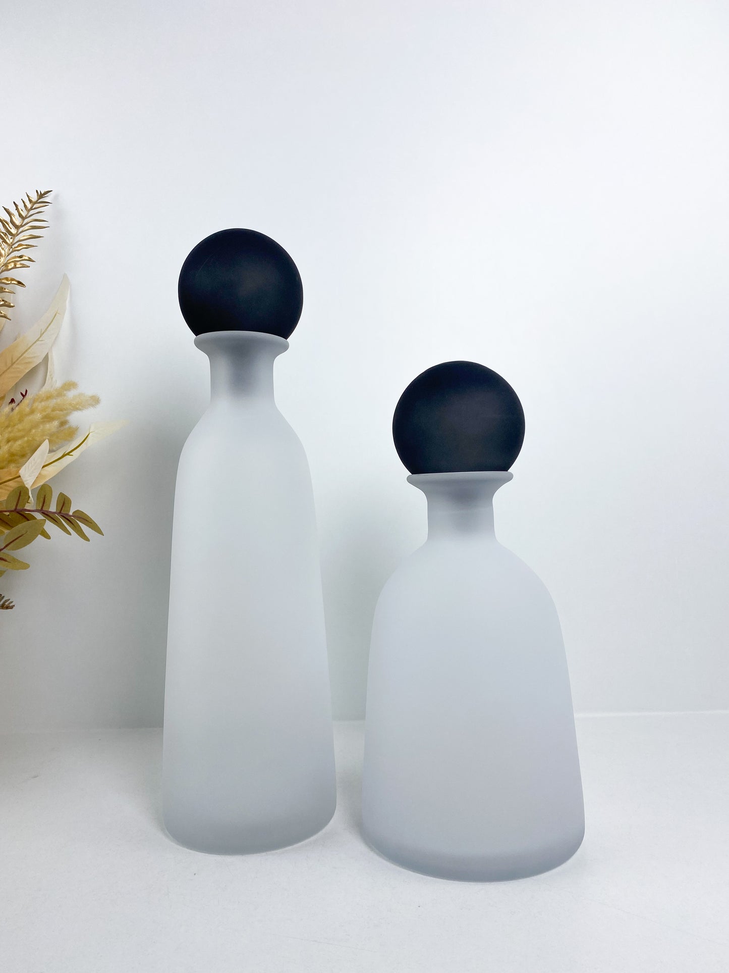 Trio vases blanche mat de haute qualité