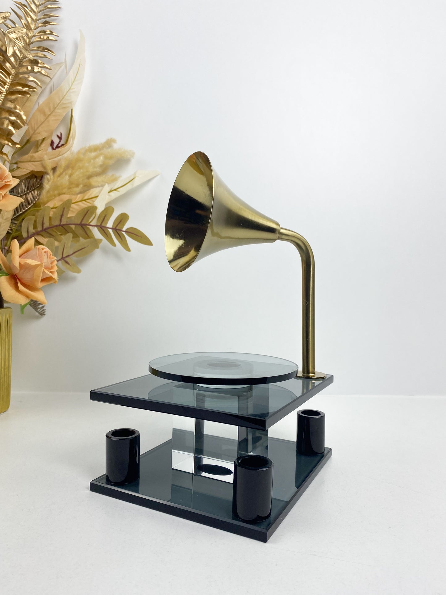 Ornements en cristal de jukebox simulé, artisanat moderne, équipement de musique