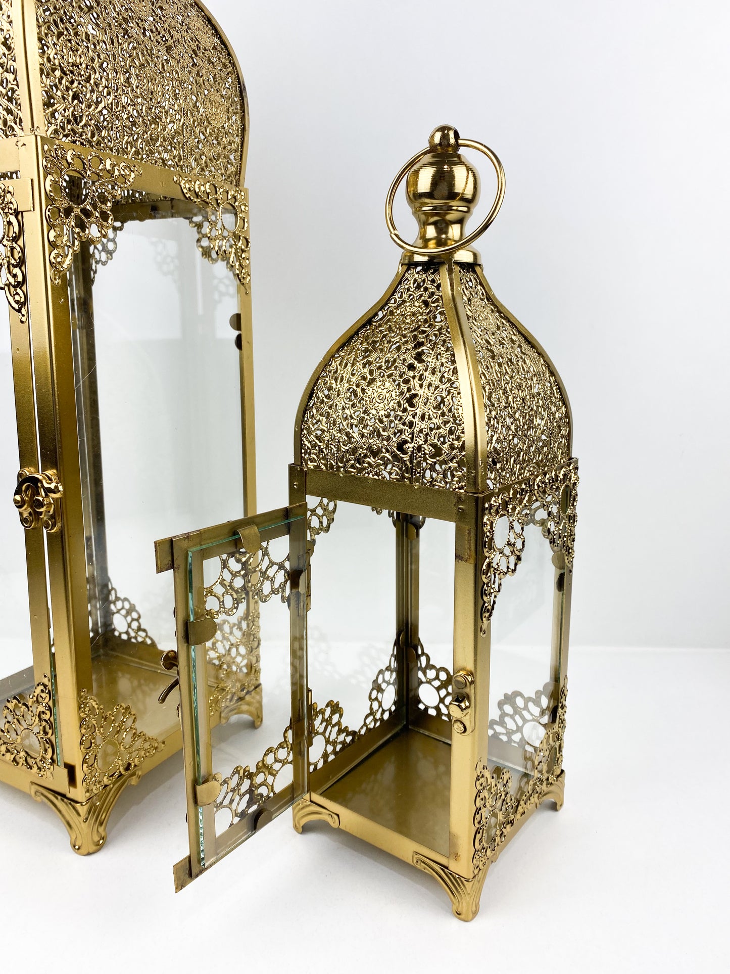 Décor–Set lanterne au design Élégant or- décoration ramadan