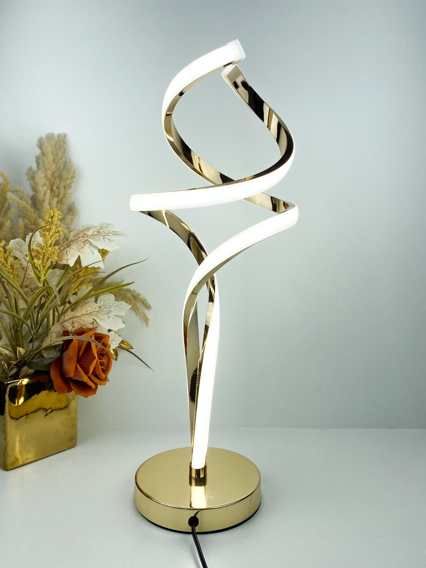 LED veilleuse spirale lampe de Table moderne lampes de chevet