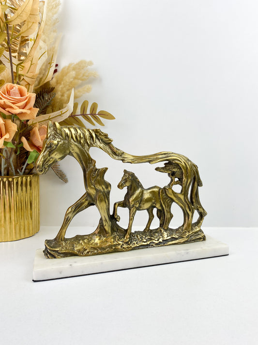 Sculpture de cheval pour table et décoration d'intérieur