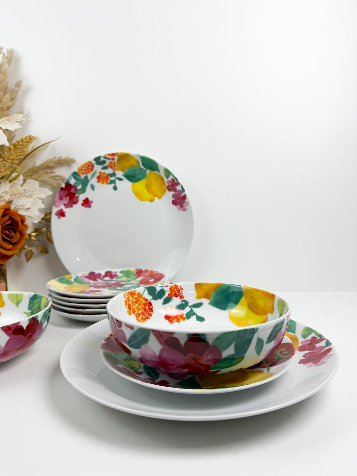 Service de table en porcelaine 18 pièces de haute qualité