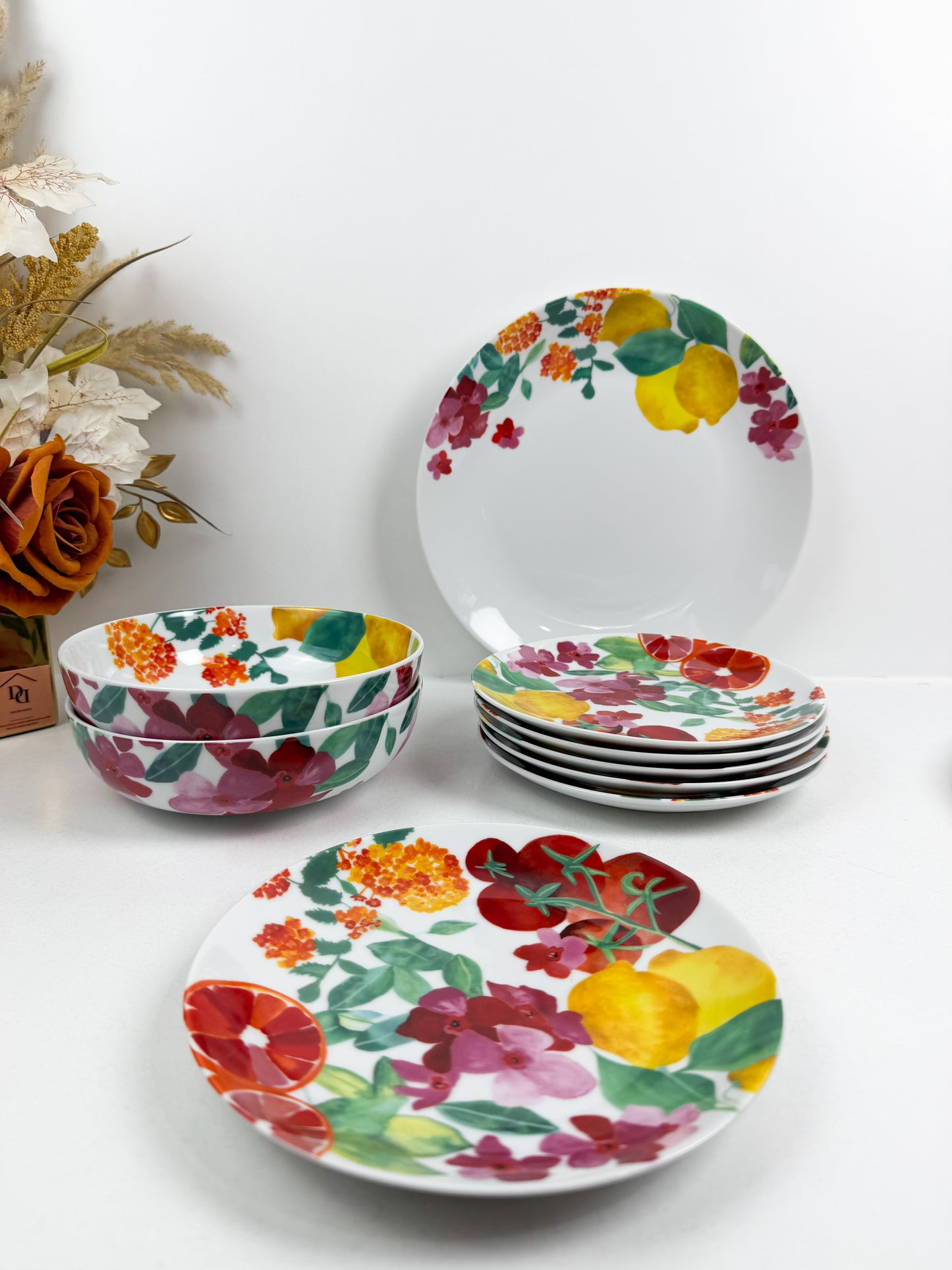 Service de table en porcelaine 18 pièces de haute qualité