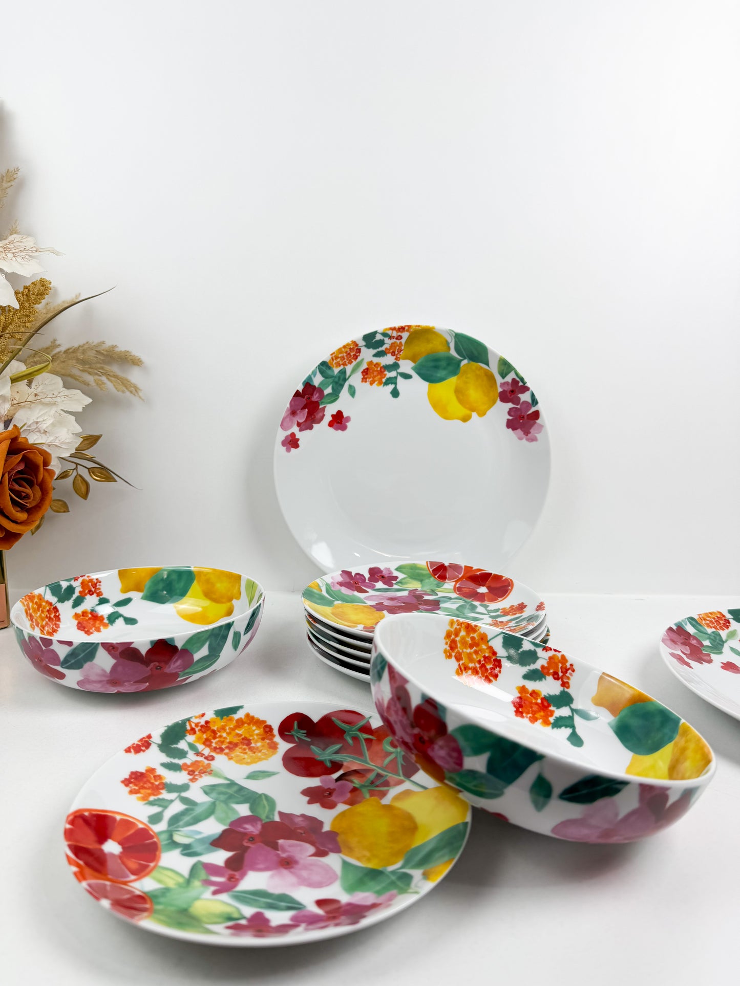 Service de table en porcelaine 18 pièces de haute qualité