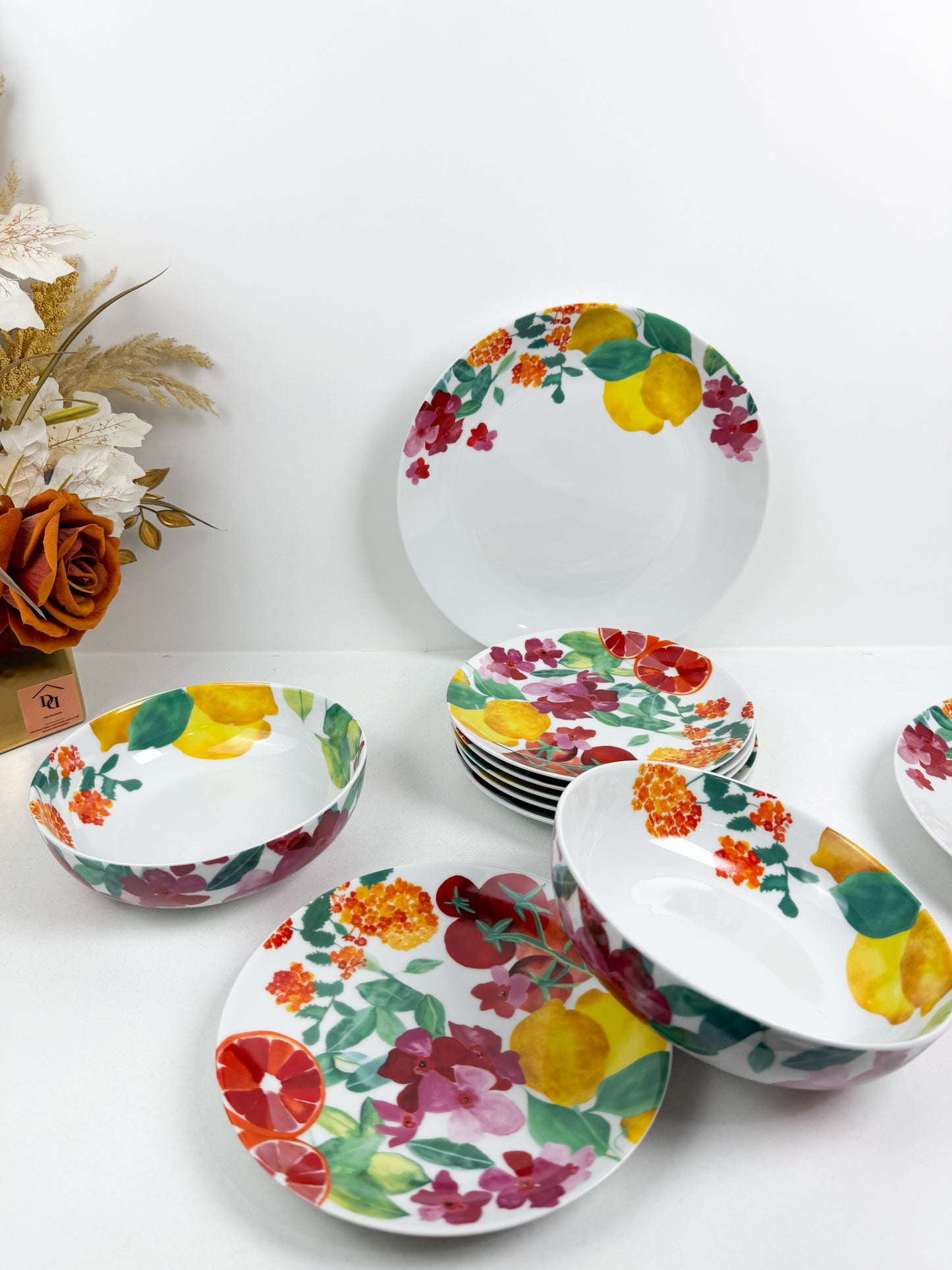 Service de table en porcelaine 18 pièces de haute qualité