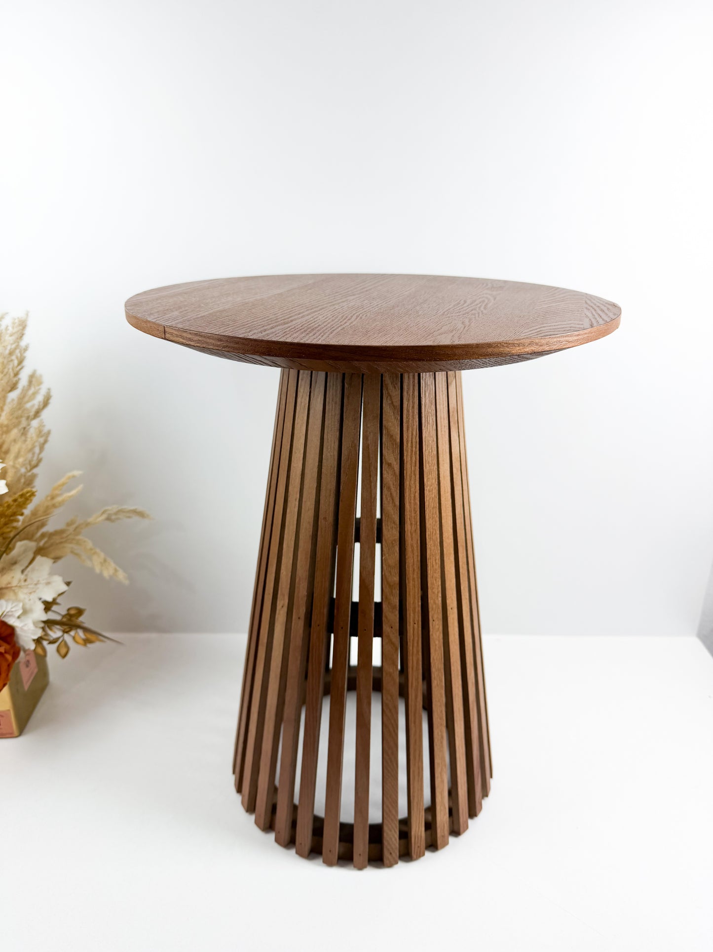 Table d'appoint ronde en bois