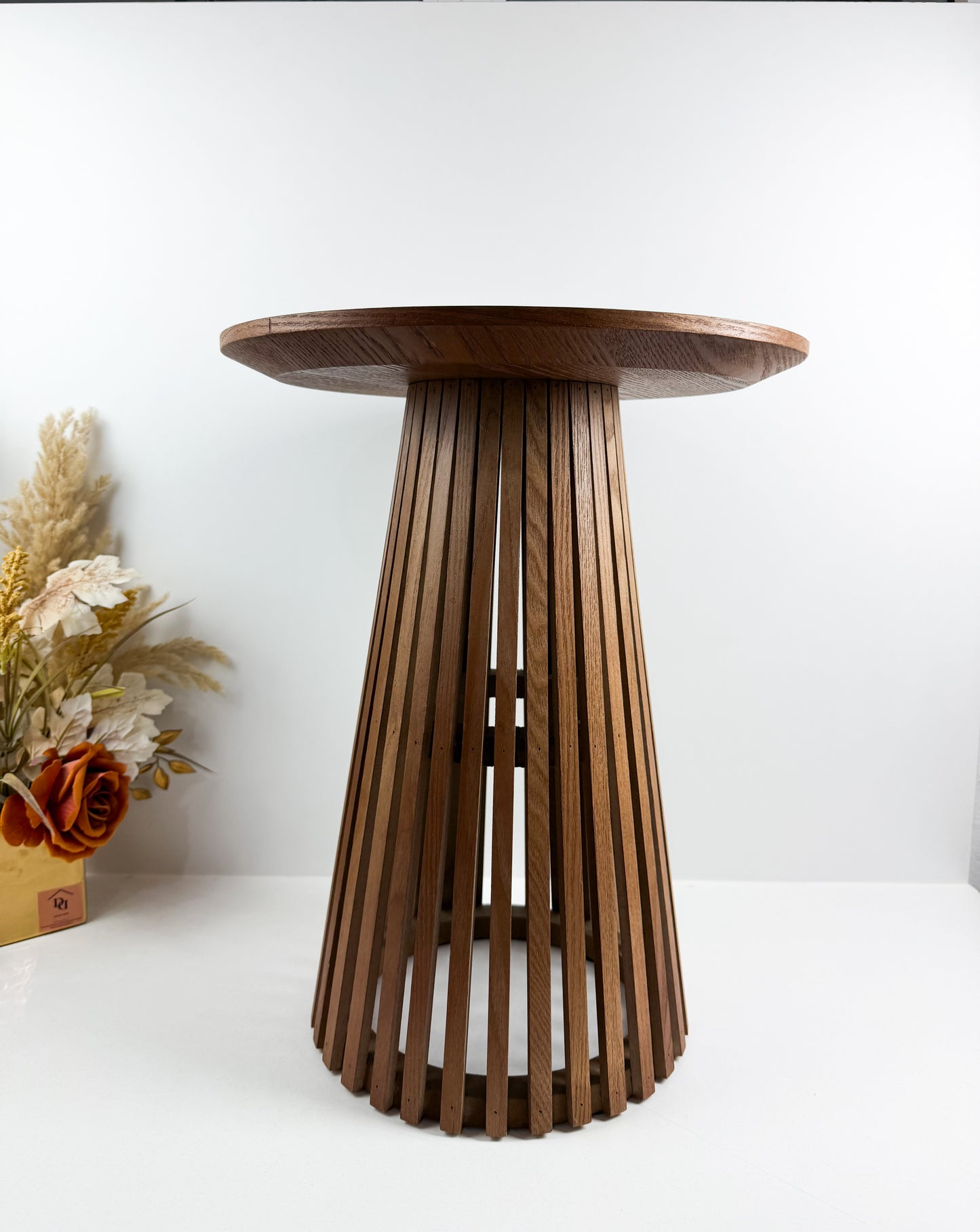 Table d'appoint ronde en bois