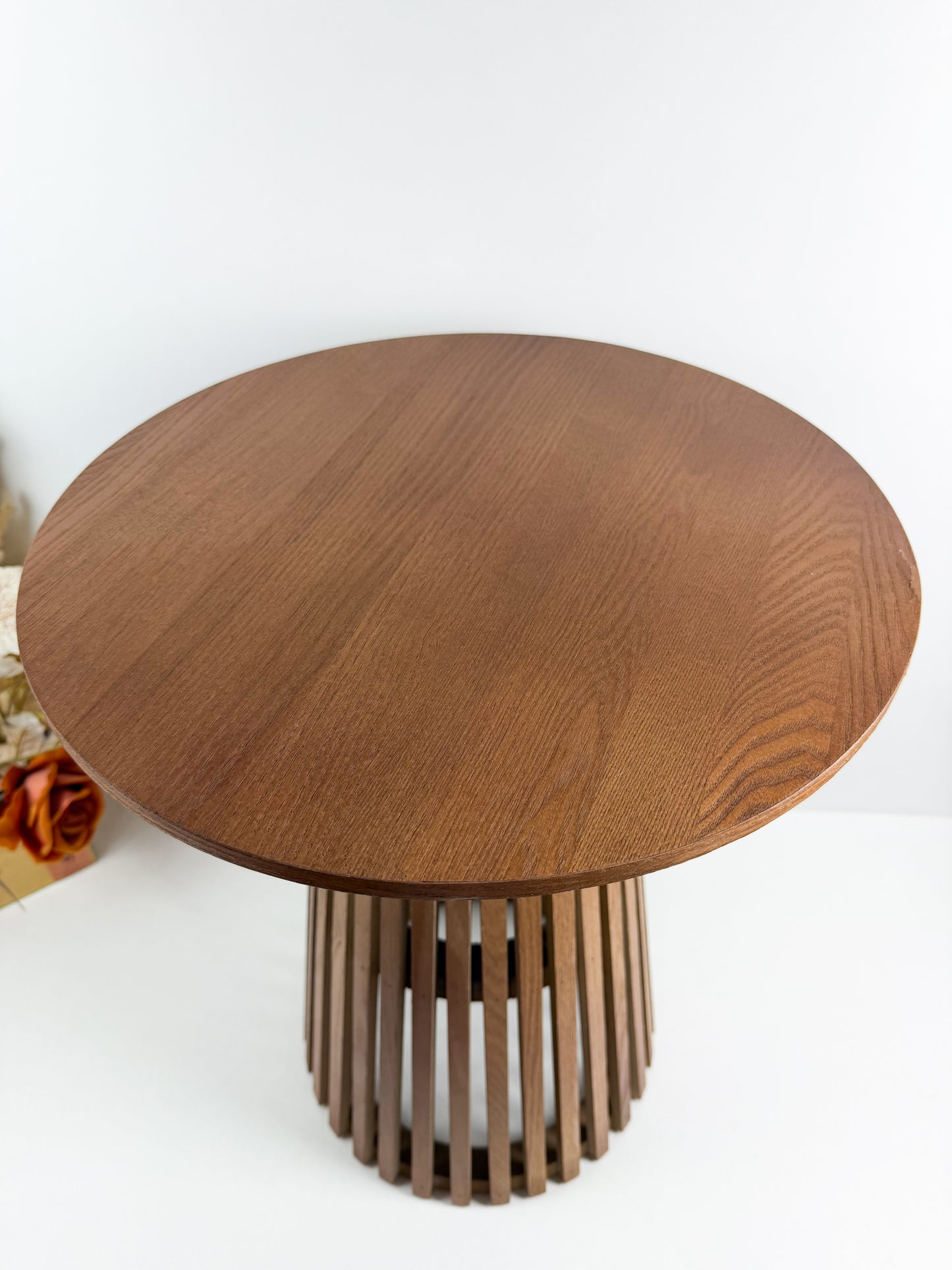 Table d'appoint ronde en bois