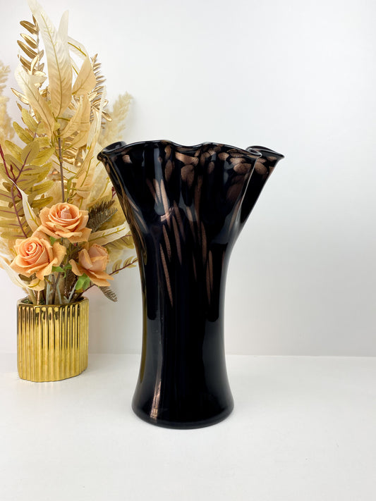 Grand vase a fleur en cristal