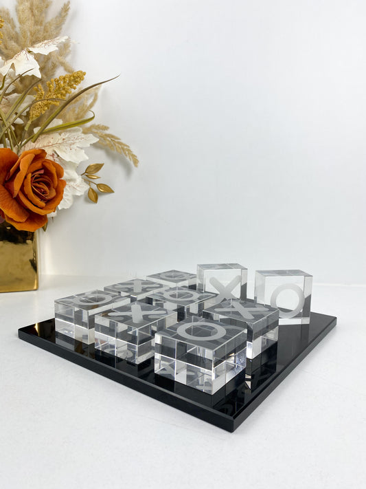 Jeu d'échecs de luxe en cristal