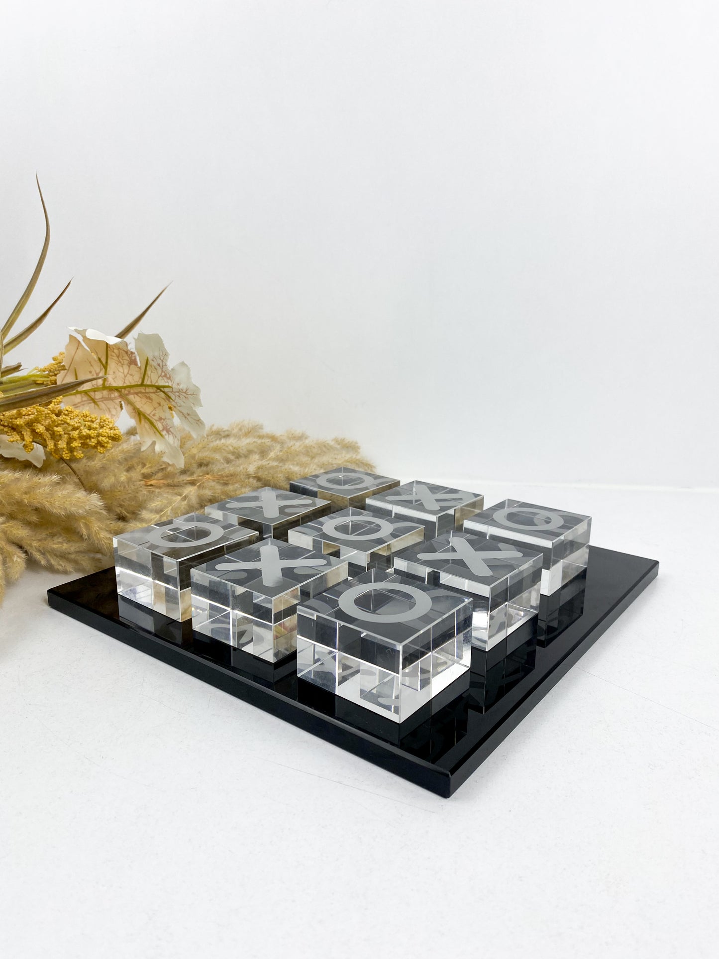 Jeu d'échecs de luxe en cristal