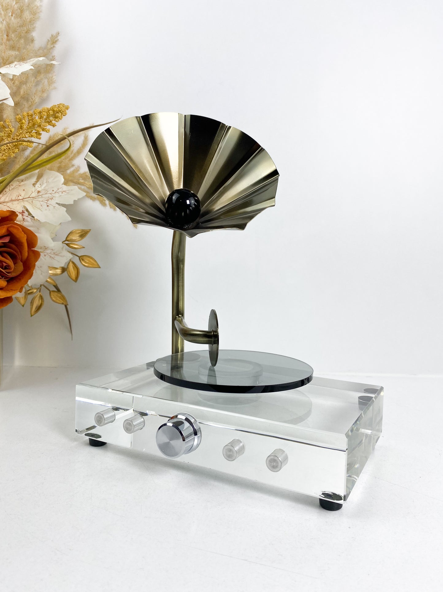 Ornements en cristal de jukebox simulé, artisanat moderne, équipement de musique