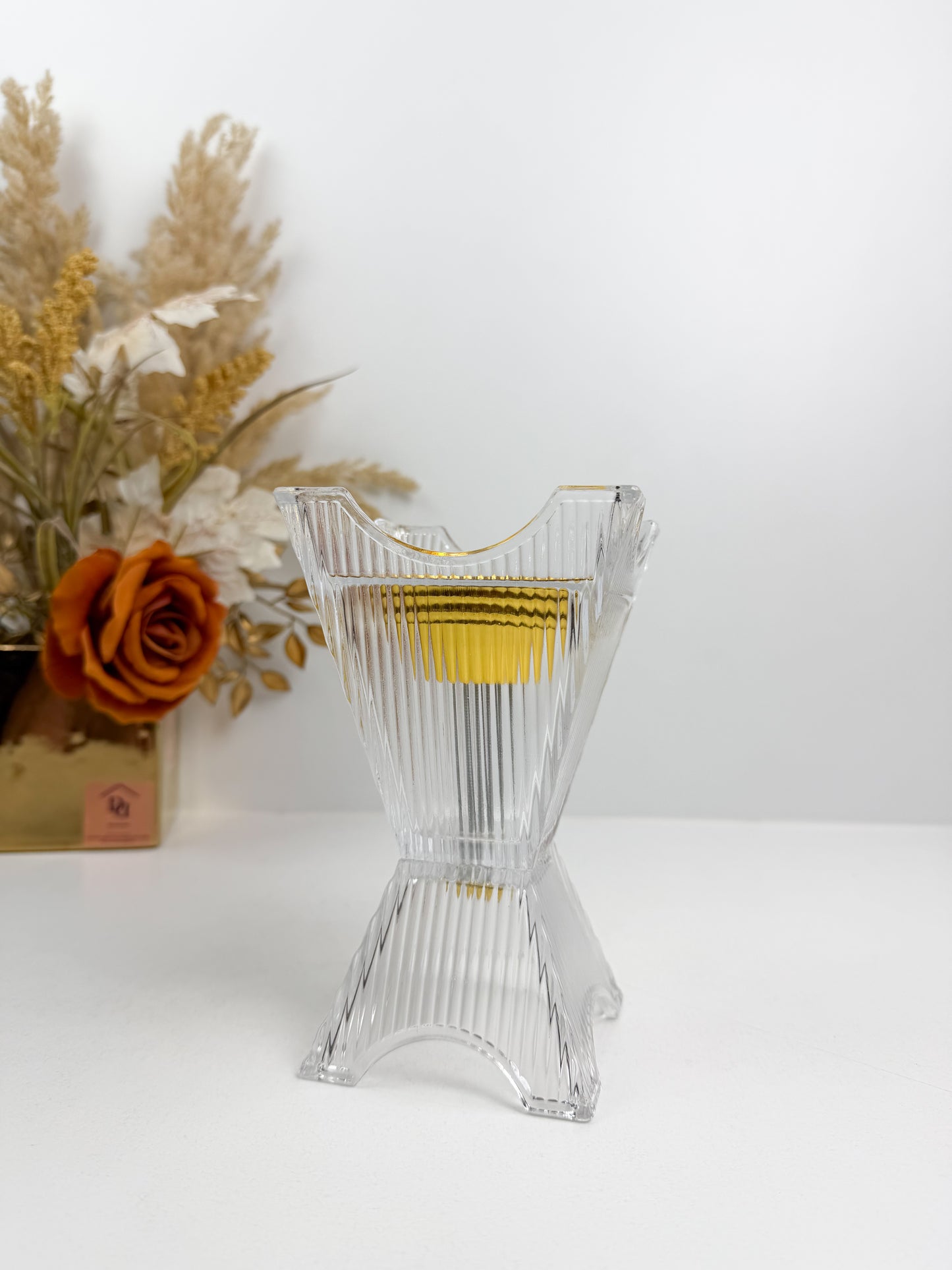 Encensoir en acrylique transparent élégant