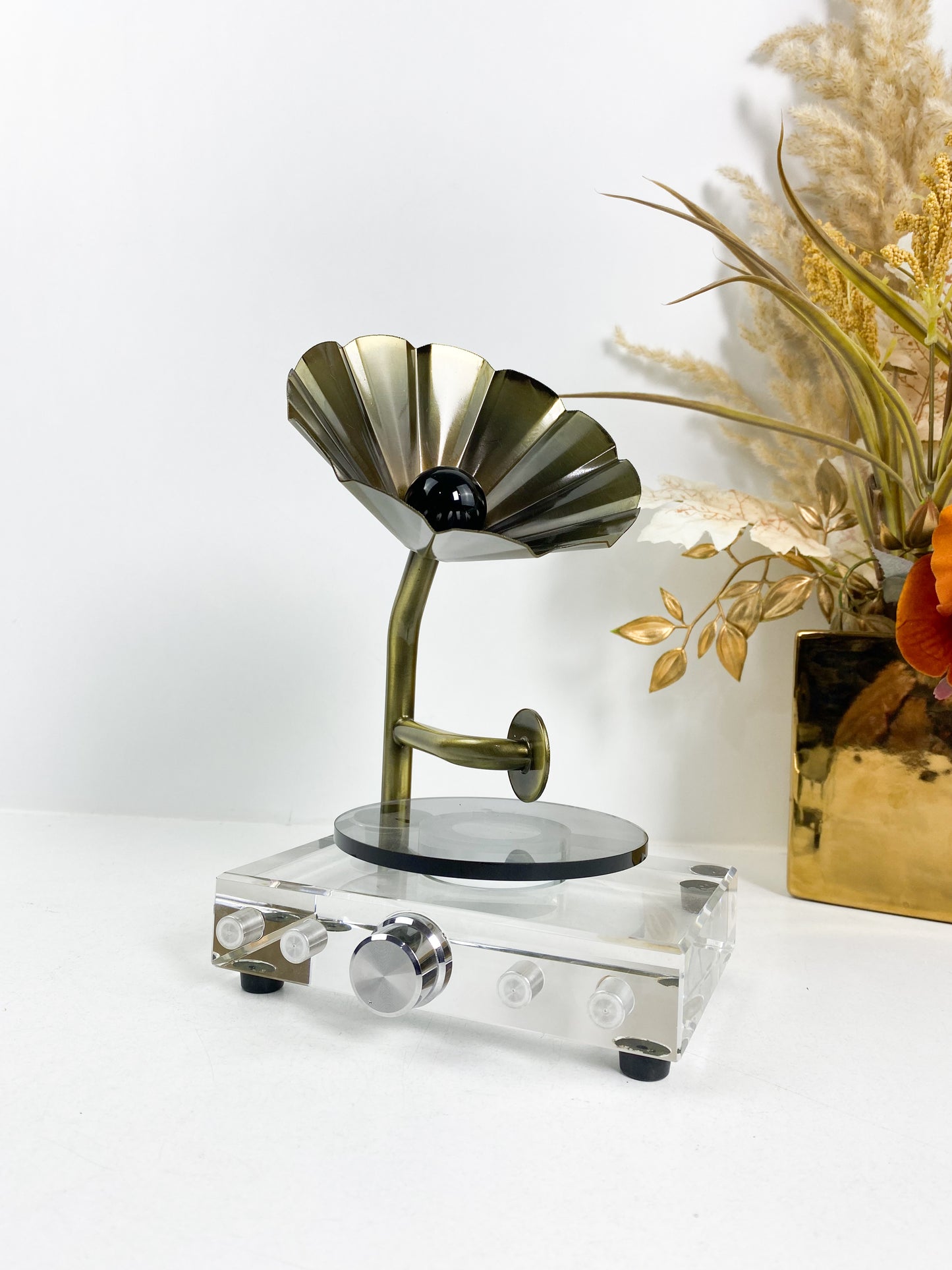 Ornements en cristal de jukebox simulé, artisanat moderne, équipement de musique