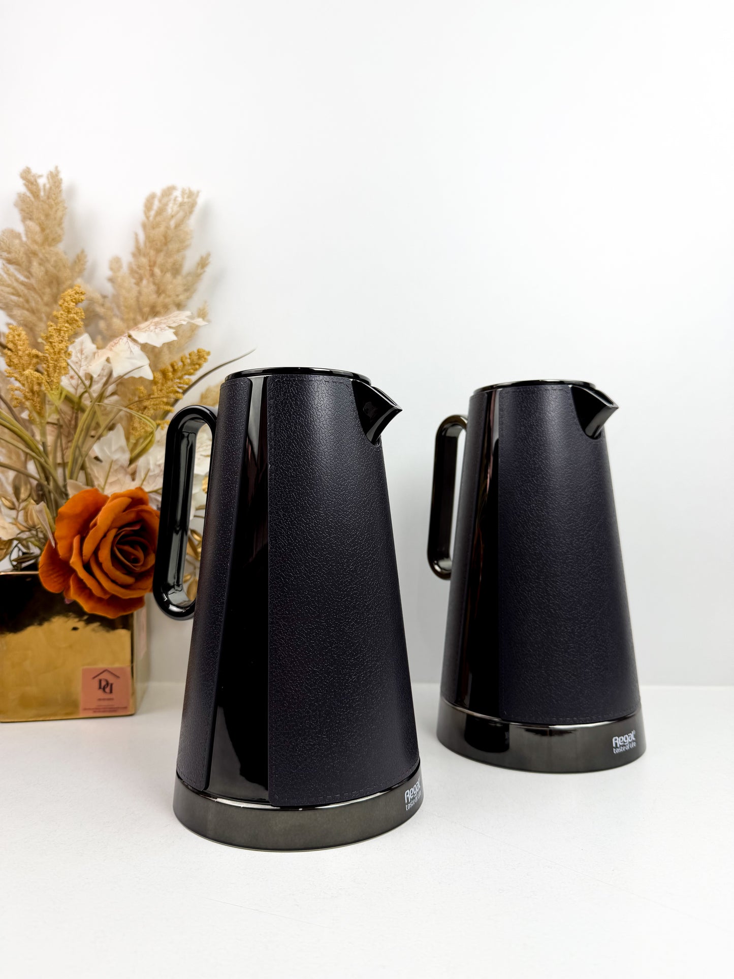 Ensemble de thermos noir gris