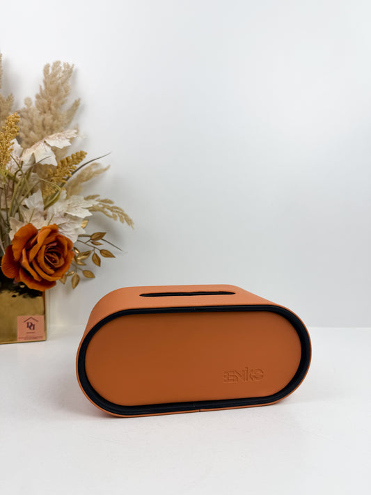 Boîte à mouchoirs maison salon sensation haut de gamme orange
