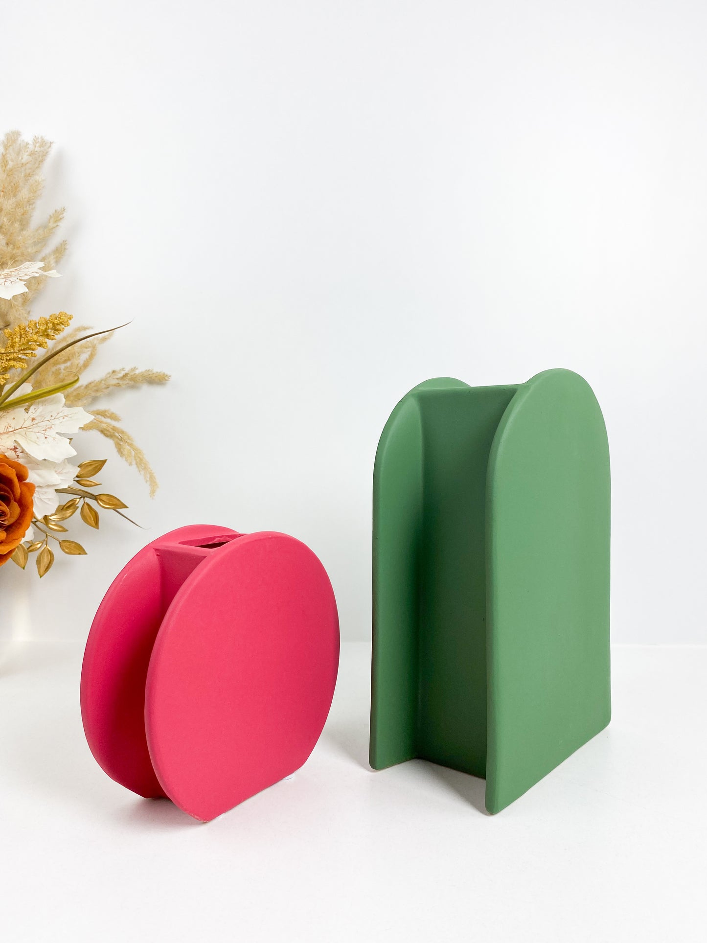 Duo vases à fleurs moderne en céramique de haute qualité