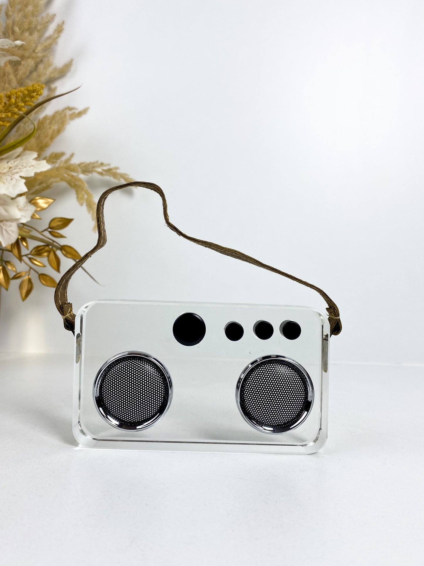 Ornement de sculpture d'enregistreur en cristal moderne créatif, mode géométrique