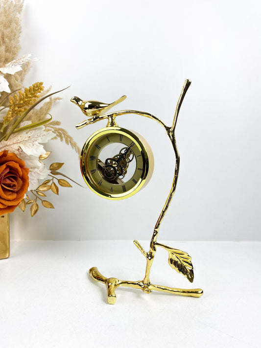 Horloge de Bureau en Forme d'oiseau avec Chiffres Romains-Horloge de luxe