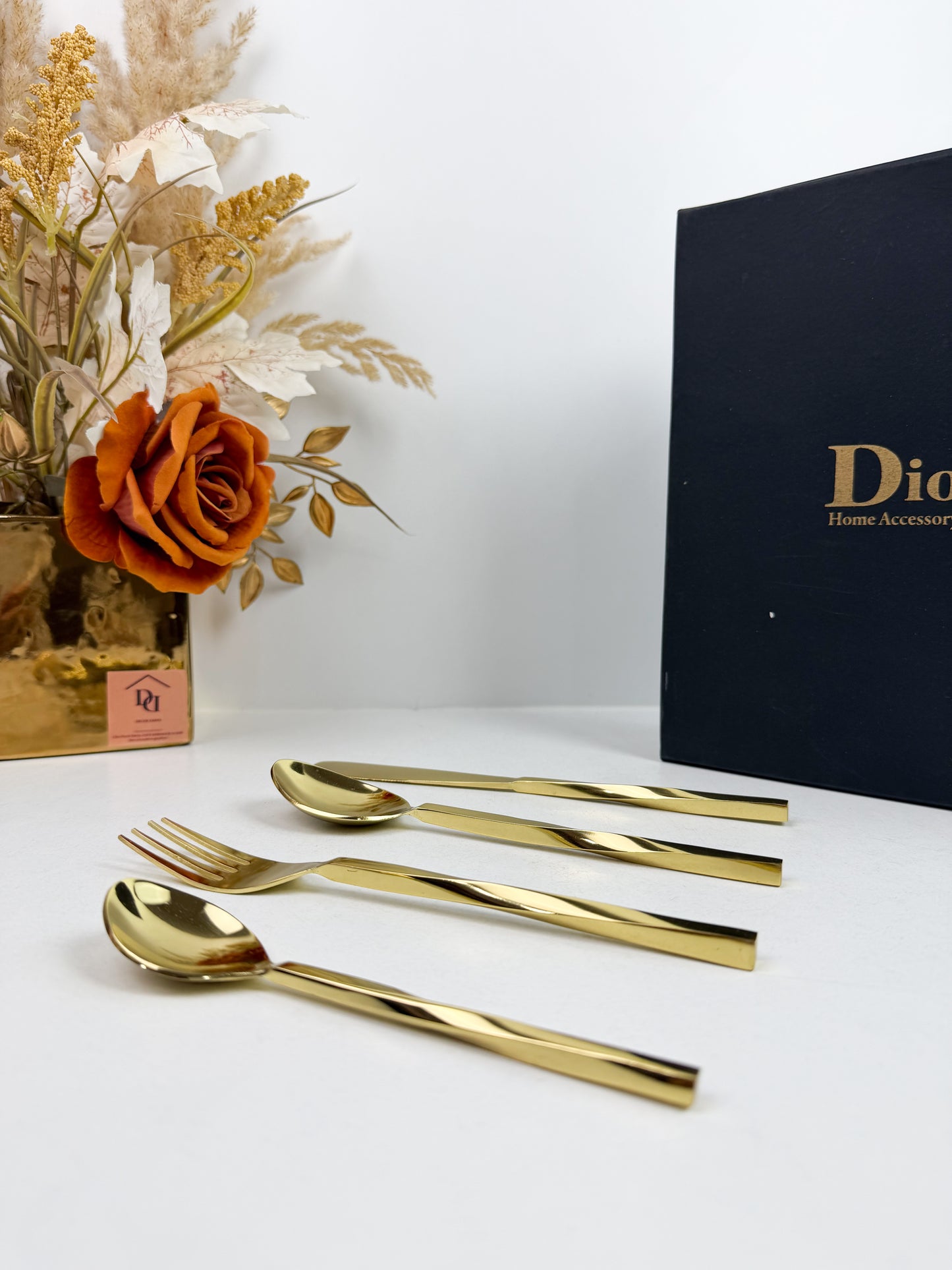 Ensemble de couverts Dio Home Access Ory doré-24 Pièces-