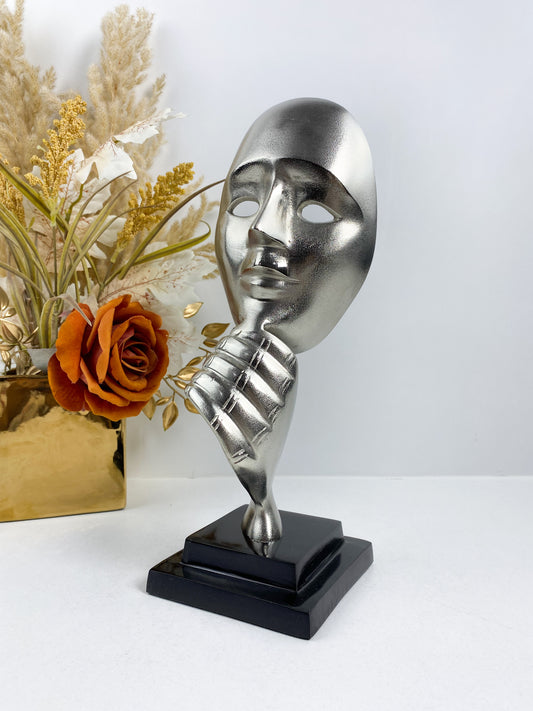 Sculpture Visage d'homme