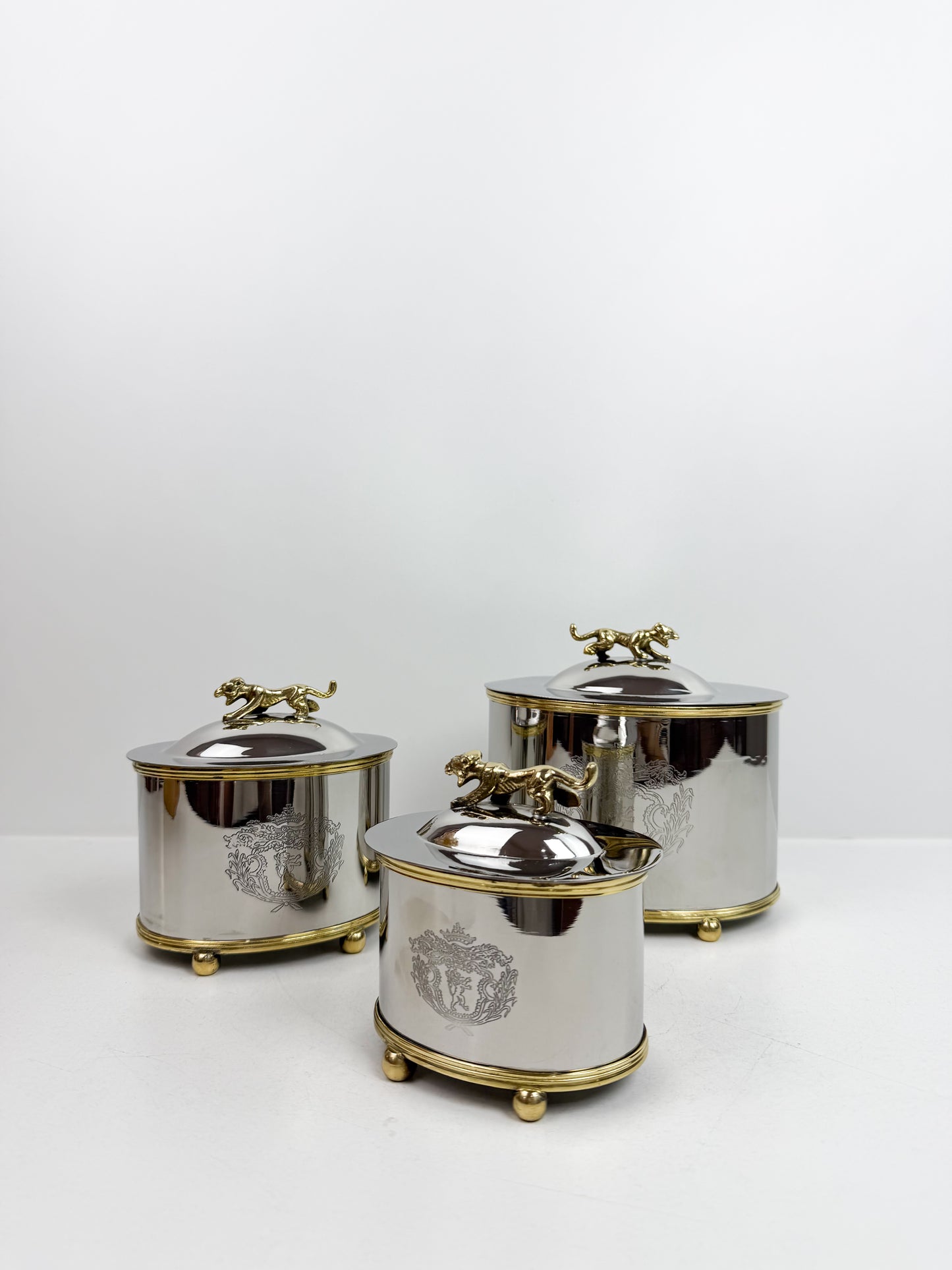 Boîtes décoratives avec couvercle de luxe et moderne