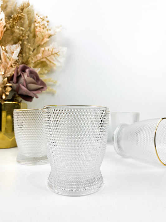 Lot de 6 tasses à boissons en verre