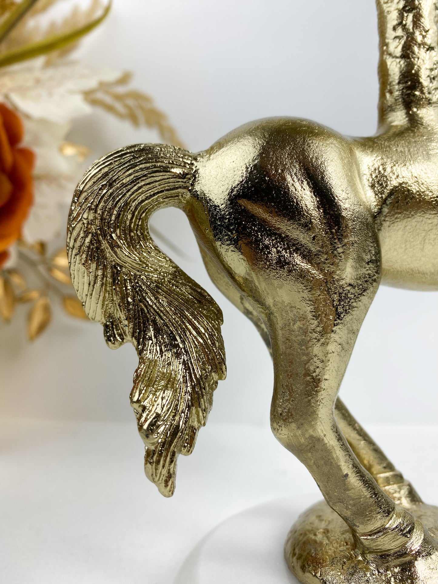 Bougeoir décoratif en forme de cheval