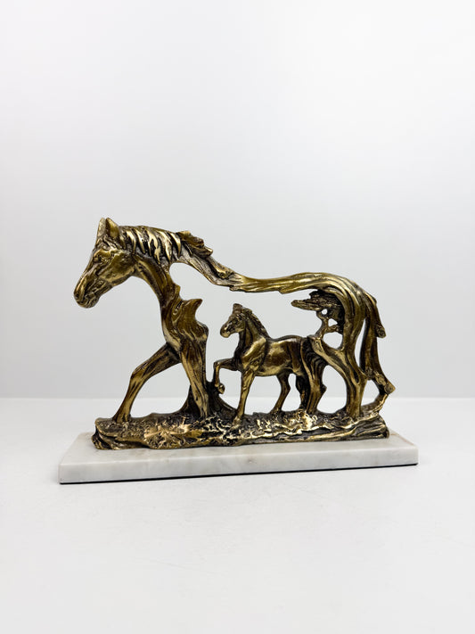 Sculpture de cheval pour table et décoration d'intérieur